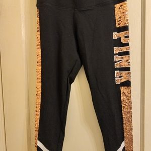 Pink Bling Victoria’s Secret sweatpants Small